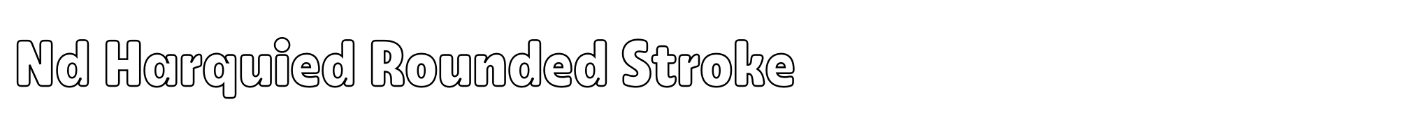 Nd Harquied Rounded Stroke image